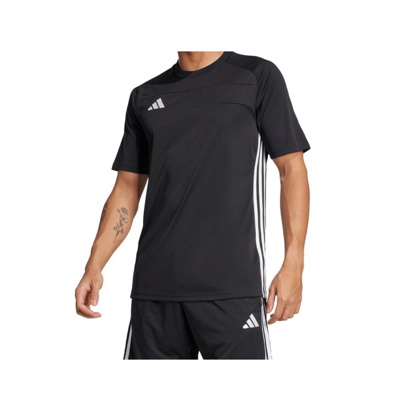 CAMISETA ADIDAS TIRO ESSENTIALS JD0446 PRETO BRANCO