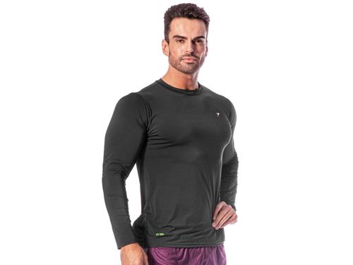 CAMISETA POKER COMFORT II UV 50+ 04421PT PRETO