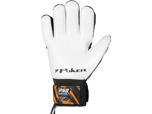 LUVA POKER GREFITE JUNIOR 01107PPLC PRETO LARANJA