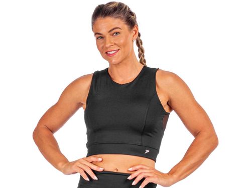 CAMISETA CROPPED POKER ELECTRA 13245PP PRETO