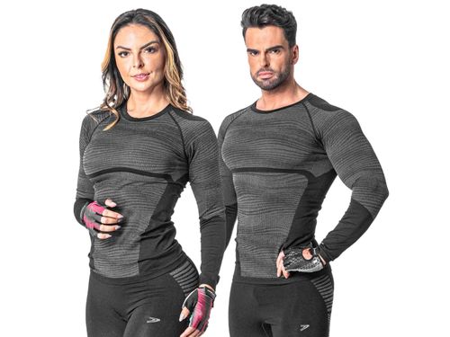 CAMISETA POKER SKIN POWER PLUS X-RAY 04143PT PRETO