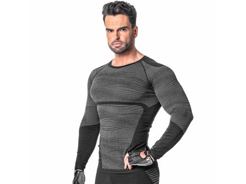 CAMISETA POKER SKIN POWER PLUS X-RAY 04143PT PRETO