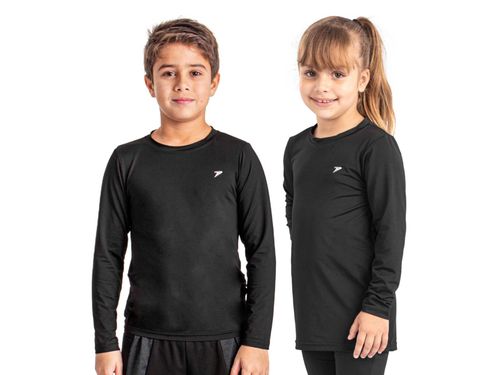 CAMISETA TERMICA POKER SKIN INFANTIL III 04416PT PRETO
