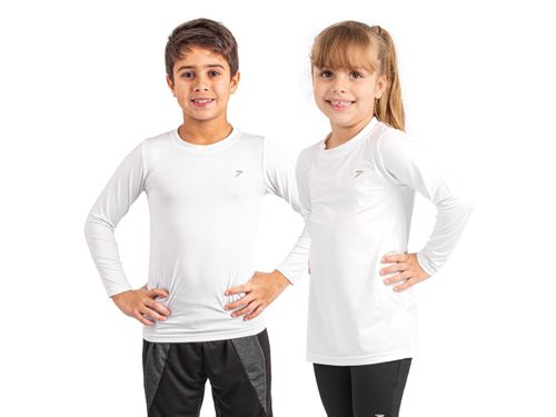 CAMISETA TERMICA POKER SKIN INFANTIL III 04416BR BRANCO