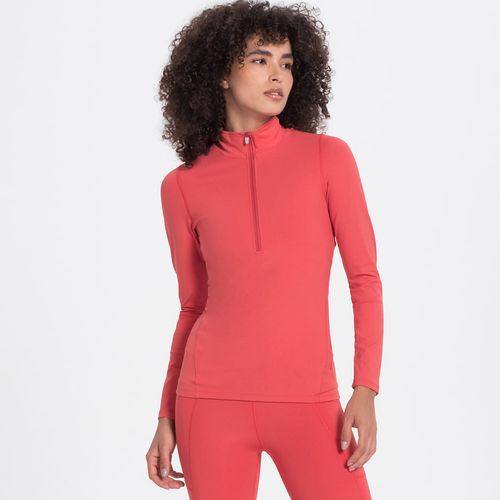 Blusa Manga Longa Achiever 1/2 Zíper Feminina