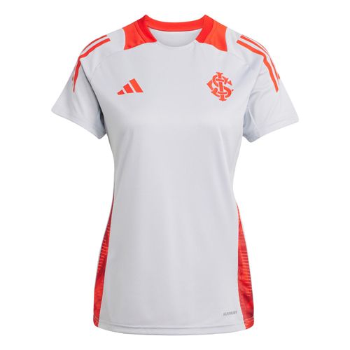 CAMISETA ADIDAS TREINO INTER FEMININO JE4173 BRANCO VERMELHO