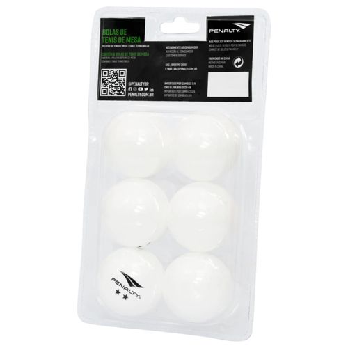 KIT BOLA DE TENIS DE MESA PENALTY 675510.1000 BRANCO