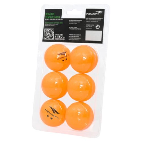 KIT BOLA DE TENIS DE MESA PENALTY 675510.3000 LARANJA