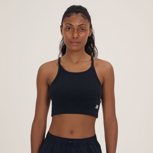 Top Canelado Small Logo Feminino