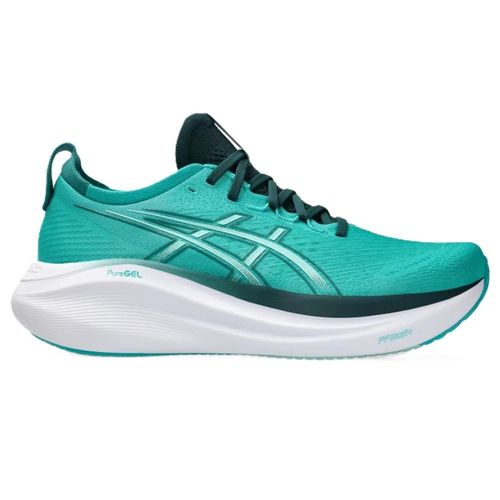 TENIS ASICS NIMBUS 27 1011B958.400 VERDE