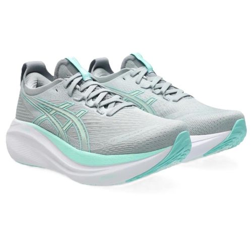 TENIS ASICS NIMBUS 27 1012B753.020 CINZA VERDE
