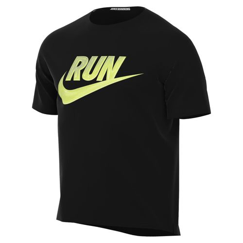 CAMISETA NIKE RUN ENERGY HJ3564010 PRETO AMARELO