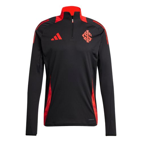 CASACO ADIDAS TREINO COMISSAO INTER JE4184 PRETO VERMELHO