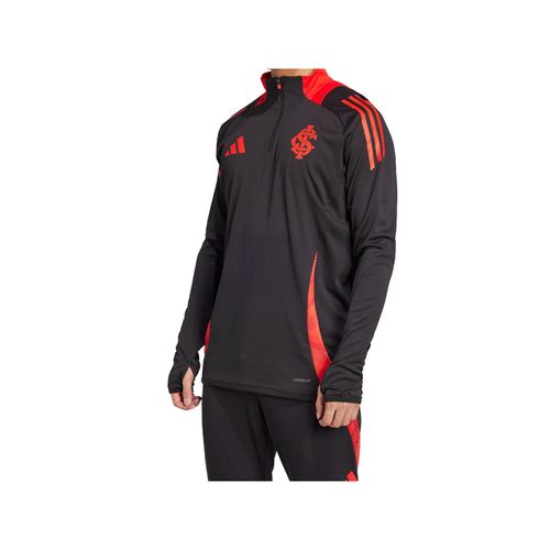 CASACO ADIDAS TREINO COMISSAO INTER JE4184 PRETO VERMELHO