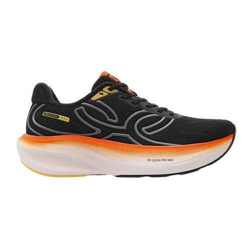 TENIS OLYMPIKUS CORRE MAX 43758365  PRETO LARANJA