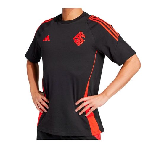 CAMISETA ADIDAS VIAGEM INTER JE4162 PRETO VERMELHO