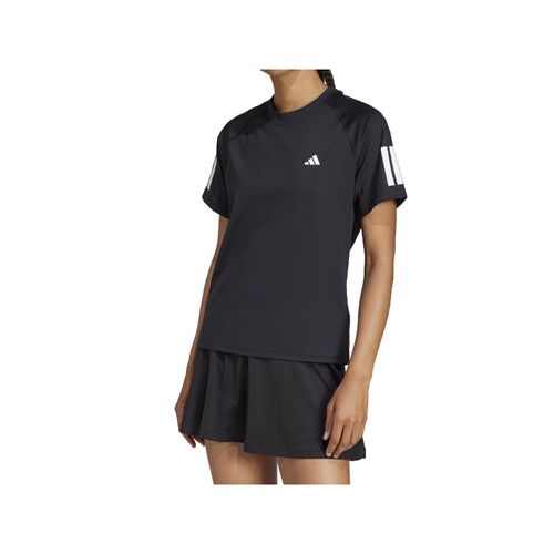 CAMISETA ADIDAS CLUB 3 LISTRAS JN7093 PRETO
