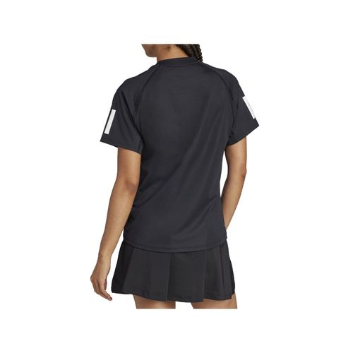 CAMISETA ADIDAS CLUB 3 LISTRAS JN7093 PRETO
