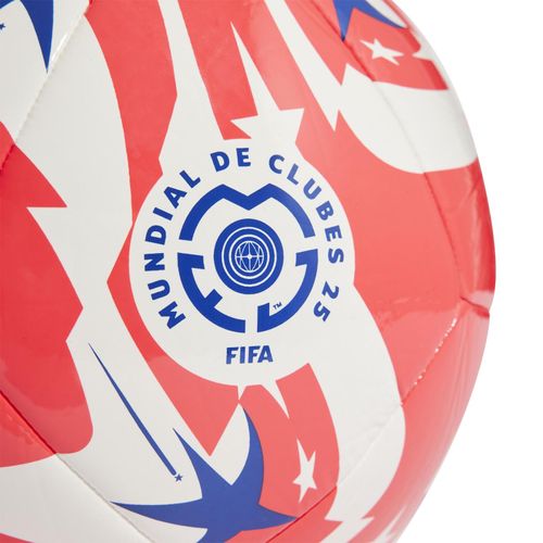 BOLA ADIDAS CAMPO MUNDIAL CLUBES JD3821 VERMELHO BRANCO AZUL