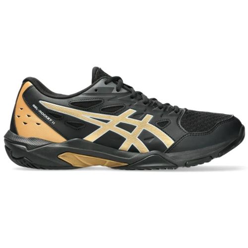TENIS ASICS GEL ROCKET 11 1071A091.005 PRETO AMARELO