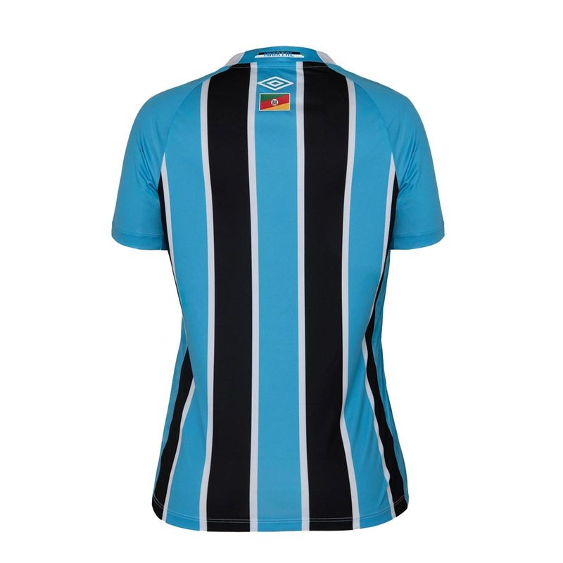 CAMISETA UMBRO GREMIO OF.1 FEMININA U32G03496.312 AZUL PRETO