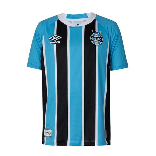 CAMISETA UMBRO GREMIO OF.1 U37G03498.312 AZUL PRETO BRANCO