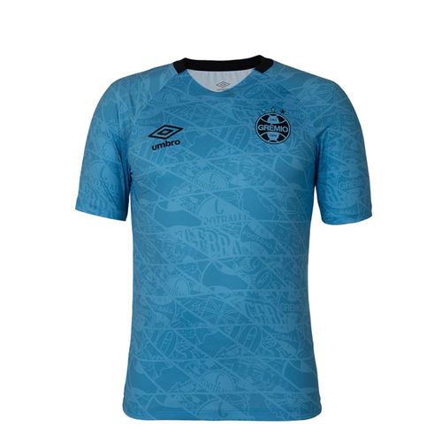 CAMISETA UMBRO GREMIO AQUECIMENTO U31G03589.313 AZUL PRETO