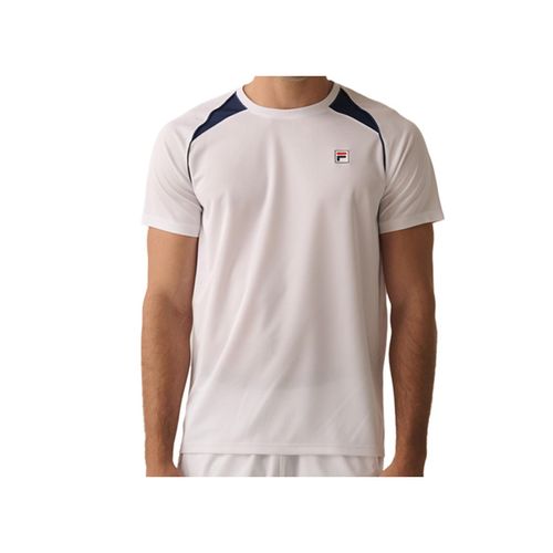 CAMISETA FILA TENNIS LINE II F11TN00843.168 BRANCO MARINHO