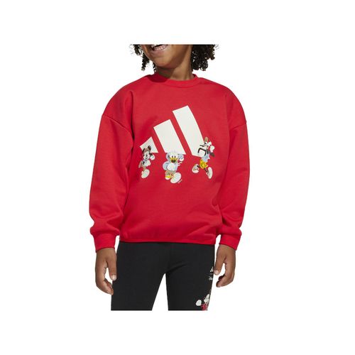 CASACO MOLETOM ADIDAS MICKEY MOUSE JF3640 VERMELHO