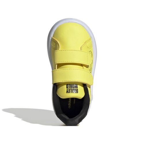 TENIS ADIDAS SMILEY ADVANTAGE JI0501 AMARELO