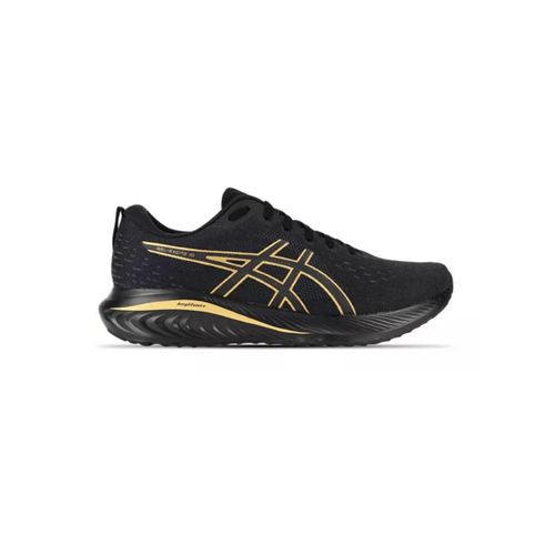 TENIS ASICS GEL EXCITE 10 1011B910.004 PRETO DOURADO