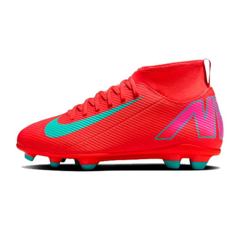 CHUTEIRA NIKE JR SUPERFLY 10 CLUB FQ8318-800 VERMELHO ROSA