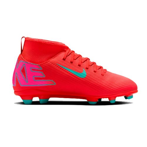 CHUTEIRA NIKE JR SUPERFLY 10 CLUB FQ8318-800 VERMELHO ROSA