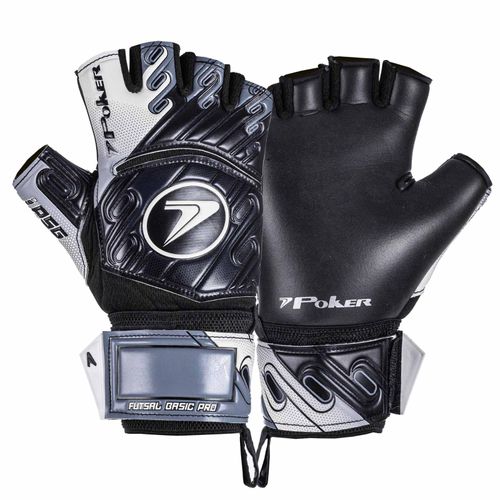 LUVA POKER FUTSAL BASIC PRO 01140PBCH PRETO BRANCO