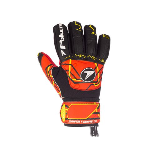 LUVA POKER MULTITERRENO CHAMPION JR 01152PVAC PRETO VERMELHO
