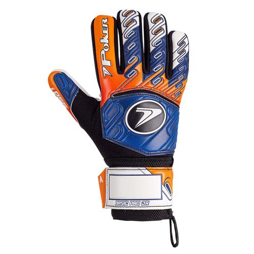 LUVA FUTEBOL POKER BASIC PRO 01123MLCB5 MARINHO LARANJA