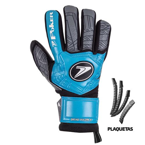 LUVA POKER FUTEBOL ORTHO VULCAN III 01135CHC CHUMBO CELESTE