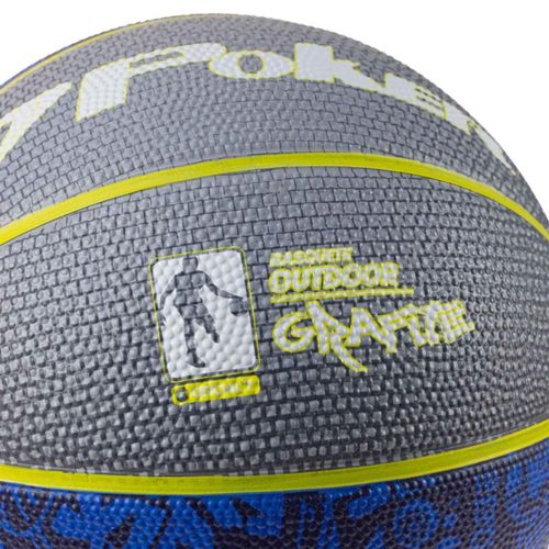 BOLA POKER BASQUETE OUTDOOR GRAFITE 05857CZA AZUL CINZA