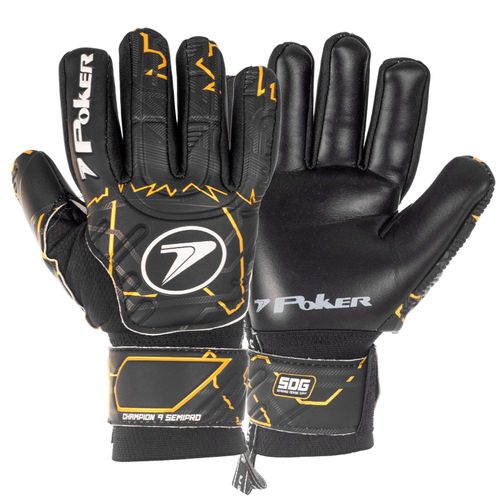 LUVA POKER CAMPO MULTITERRENO 01151PPD PRETO DOURADO