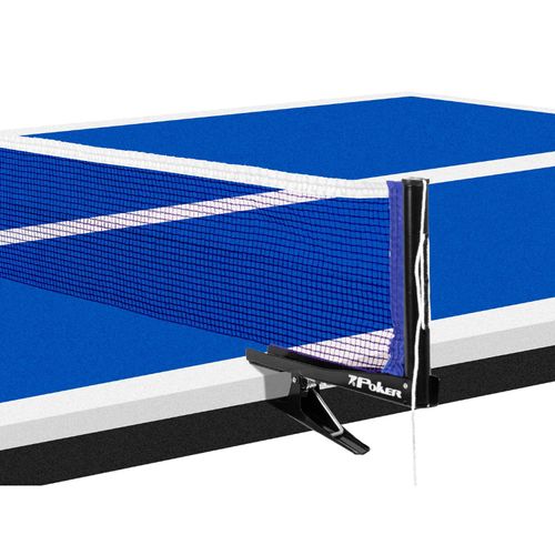 REDE E SUPORTE POKER PING PONG PROFISSIONAL 09142 AZUL