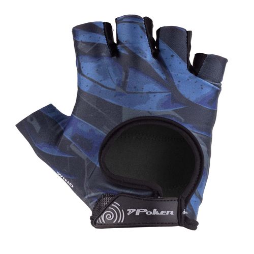 LUVA MUSCULAÇÃO POKER GEL WIND 01944PCA PRETO CHUMBO