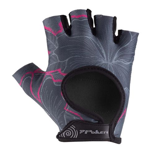 LUVA MUSCULAÇÃO POKER GEL SLIM AUDACITY 01942PRO PRETO ROSA