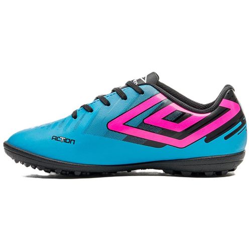 CHUTEIRA UMBRO SOCIETY ACTION JR U07FB00286.310 AZUL ROSA