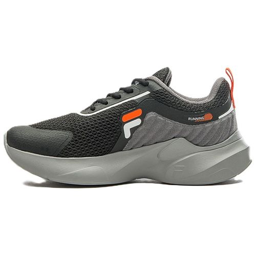 TENIS FILA PROGRESS INFANTIL F04K00017 PRETO BRANCO LARANJA