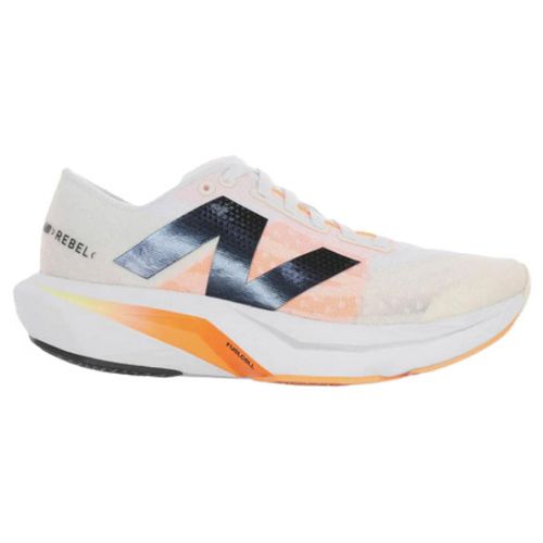 TENIS NEW BALANCE FUELCELL REBEL V4 WFCXCN4 BRANCO LARANJA