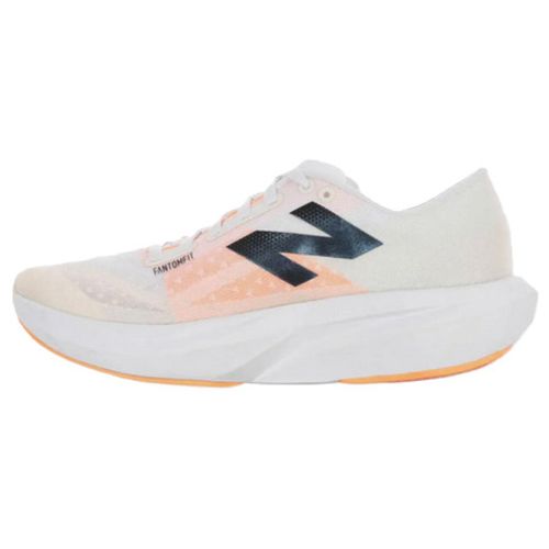 TENIS NEW BALANCE FUELCELL REBEL V4 WFCXCN4 BRANCO LARANJA