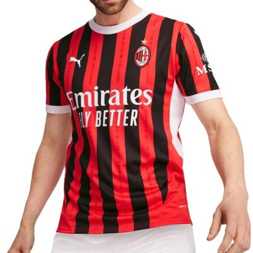CAMISETA PUMA ACM AWAY JERSEY 774979-01 VERMELHO PRETO