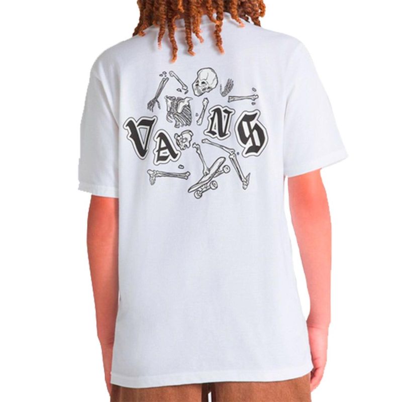 CAMISETA VANS SHATTERED SS VN000JW9WHTC BRANCO PRETO