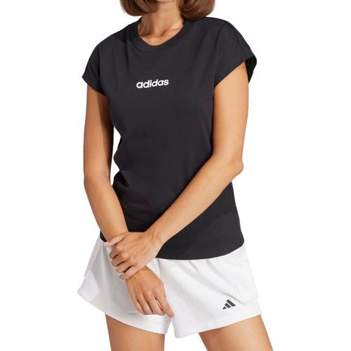 CAMISETA ADIDAS ESSENTIALS LINEAR JC8238 PRETO