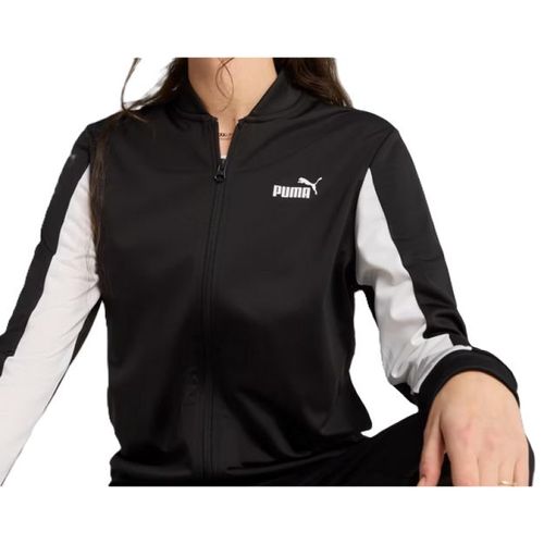 JAQUETA PUMA POLY BASEBALL 685078-01 PRETO BRANCO